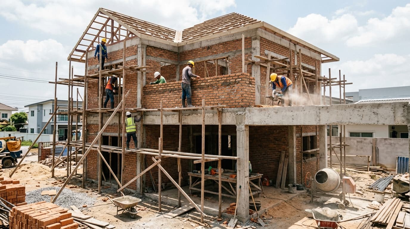 Serviço: Construção de Casas Residenciais
